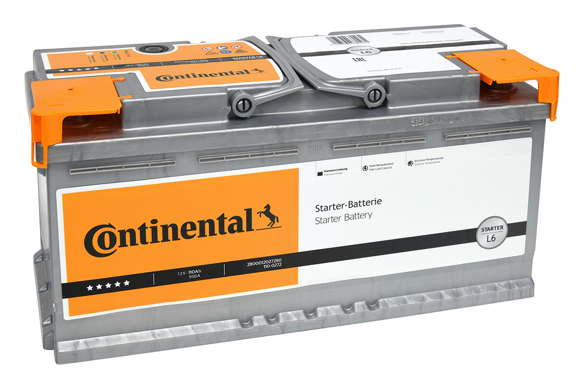 Акумулатор CONTINENTAL L6 110AH 950 R+ Акумулатор CONTINENTAL L6 110AH 950 R+
